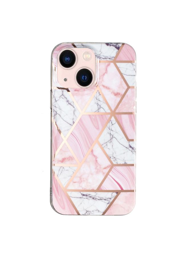 erorex Case For iPhone 14 Plus Electroplated Marble Pattern TPU Phone Case - Image 2