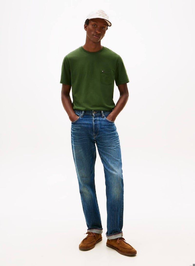 TOMMY HILFIGER Patch Pocket Crew Neck T-Shirt - Image 2