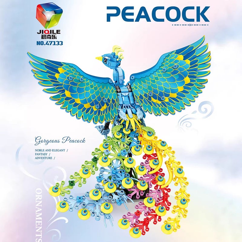 Building Blocks Set - Dragon & Phoenix, 561-969 Pieces - Image 4