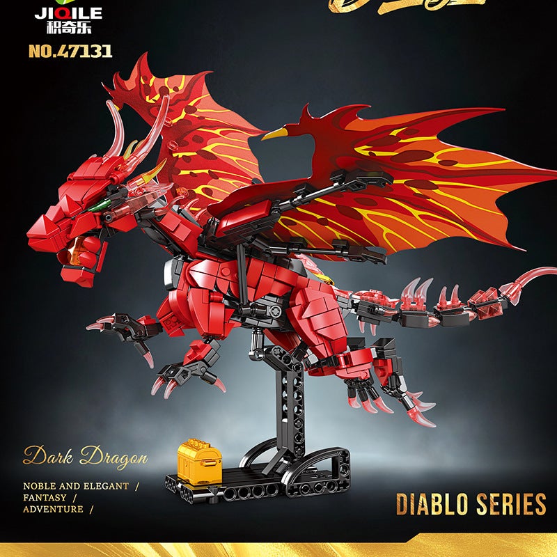 Building Blocks Set - Dragon & Phoenix, 561-969 Pieces - Image 1
