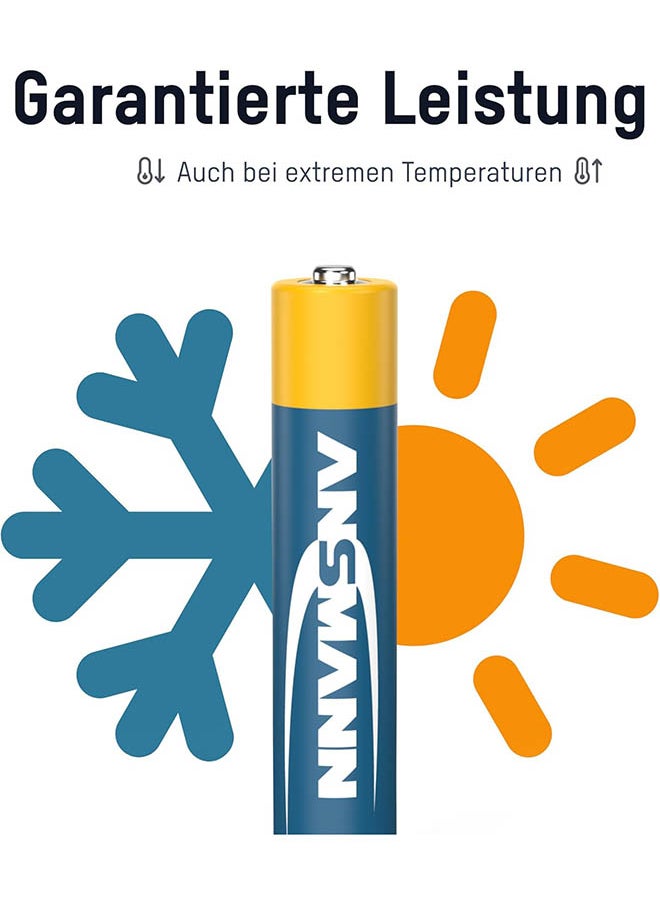 ANSMANN (2-Pack) 1.5V Alkaline AAAA Battery (Special Size AAAA/Lr61) Battery For Stylus Surface Pro/Dell Venue Pro Tablet, "Leuchtie" Dog Light Collars Shelf Life 7 Years  - Image 4