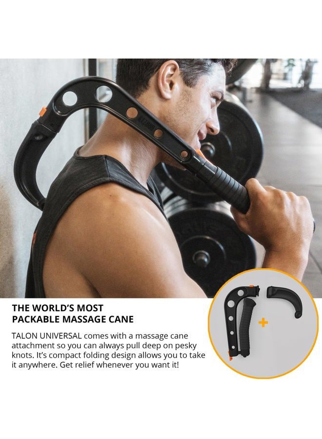 BRAZYN - Talon Universal 2.0 Massage Gun Holder + Massage Cane. Universal Massage Gun Mount with Rachet Straps, Extension Arm for Your Deep Tissue Percussion Massager (Works with Most Guns) - Image 5
