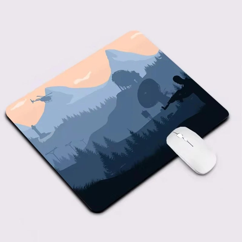 Bluejw Sublimation Non-Slip Waterproof Gamer Desk Mat Gaming Small Mouse Pad Desk Pad - Image 1