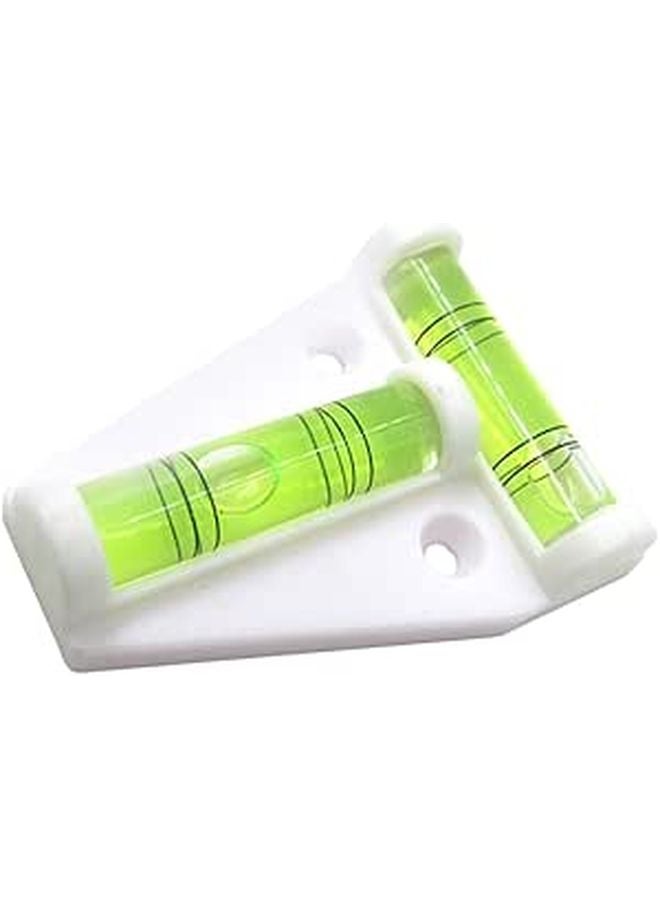 White T Type Horizontal Bubble Level Portable Precision Spirit Tool For Construction DIY - Image 1