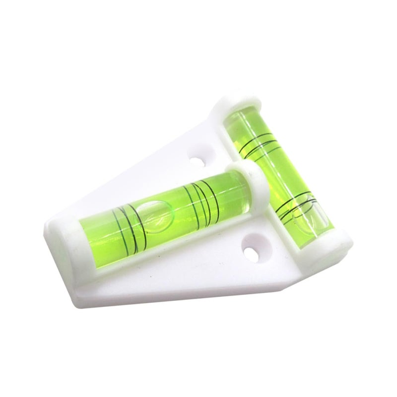 White T Type Horizontal Bubble Level Portable Precision Spirit Tool For Construction DIY - Image 2