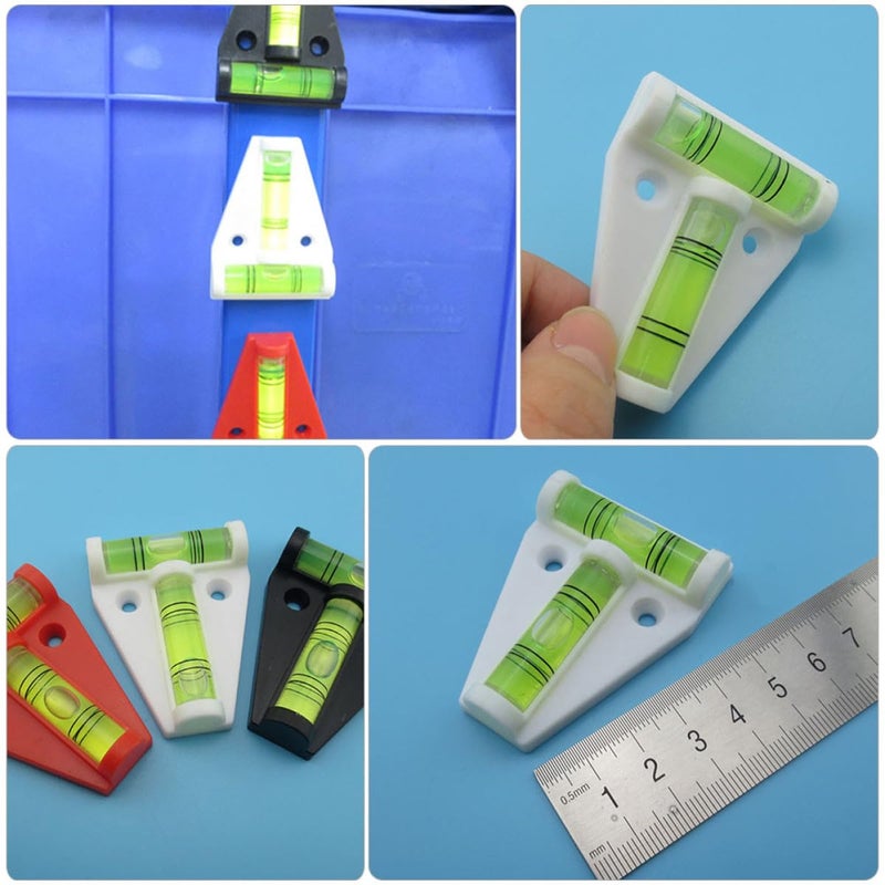 White T Type Horizontal Bubble Level Portable Precision Spirit Tool For Construction DIY - Image 5