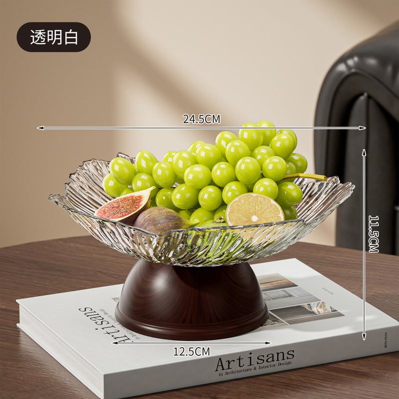 Elegant New High-Stem Fruit Tray for Home and Living Room - Perfect for Snacks, Dry Fruits &  Sweets - Image 1