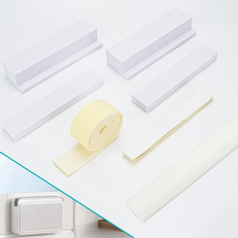 YYGCL Foam Block for Midea U Shaped Window Air Conditioner Units Air Conditioner Window Seal KitWinter SummerPrevent Coldhot Air Leakage