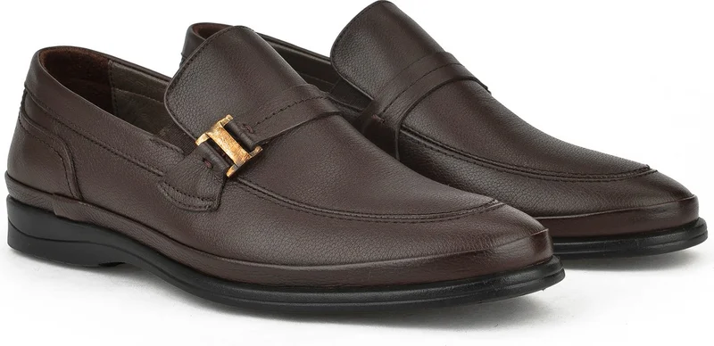 Ziya , Men's Leather Comfort Shoes 141144Z1979 Brown