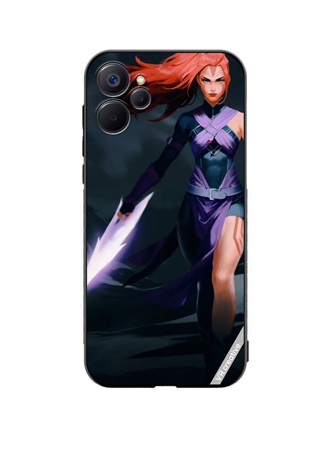 VR CREATIVE Protective Case Cover For Realme 9i 5G Anti-Mage Lady Dota 2 Design Multicolour - Image 1