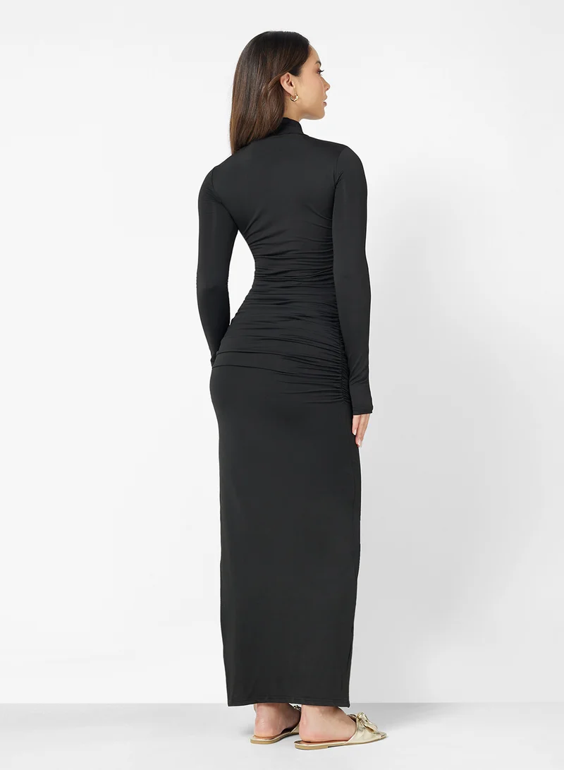 Ginger Basics High Neck Bodycon Dress