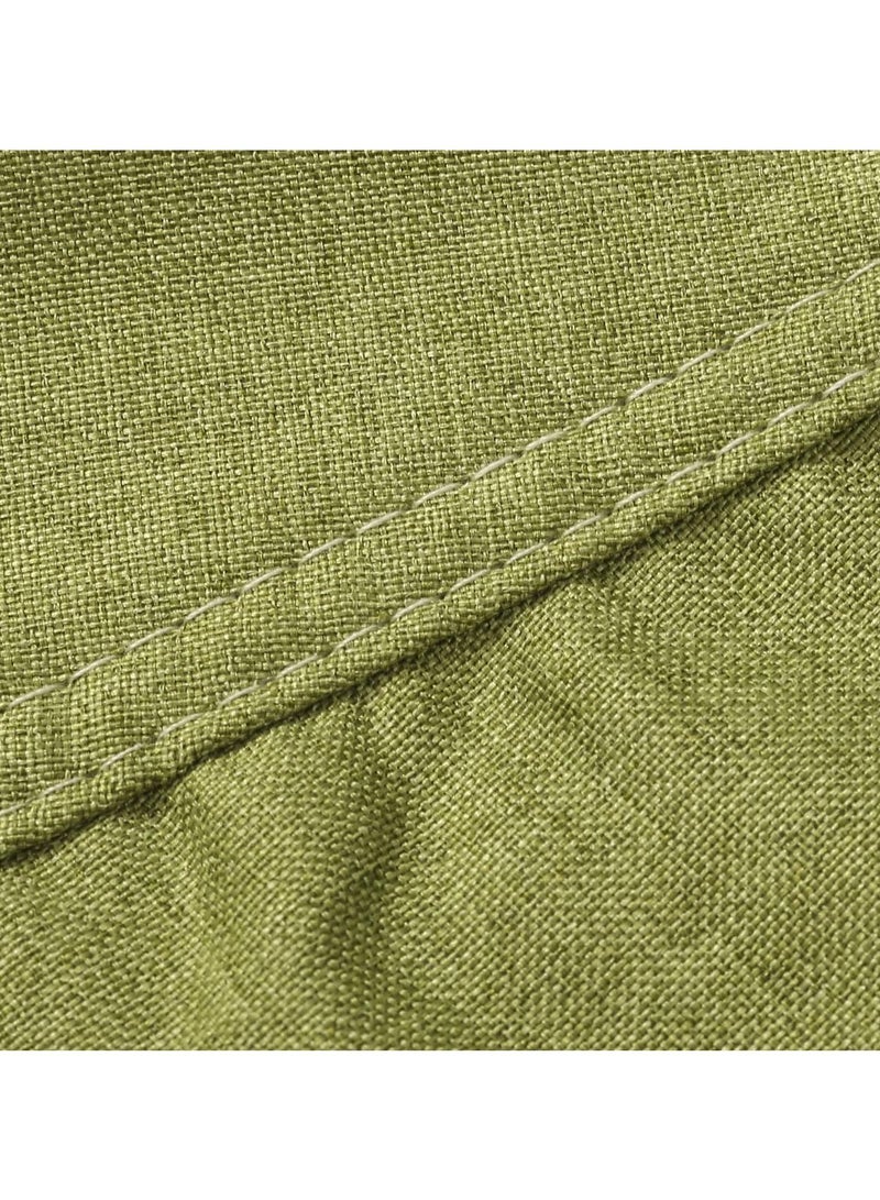 Captaintech Bag Chair Cover, Sofa Bean Bag Sofa Cover, Cloth Cover without Filler, Soft Cotton Linen, Sack Bean Bag for Adults, Kids, Teens Green - Image 4