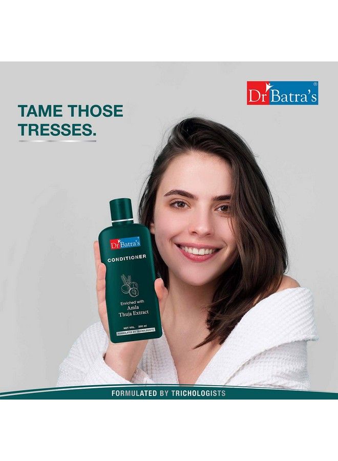 Dr Batra's Conditioner Enriched With Amla Frizz Control Conditioner 200 Mlpack Of 3 - Image 3