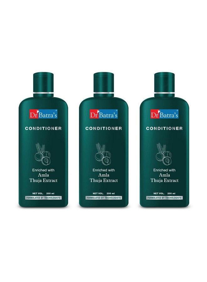 Dr Batra's Conditioner Enriched With Amla Frizz Control Conditioner 200 Mlpack Of 3 - Image 2