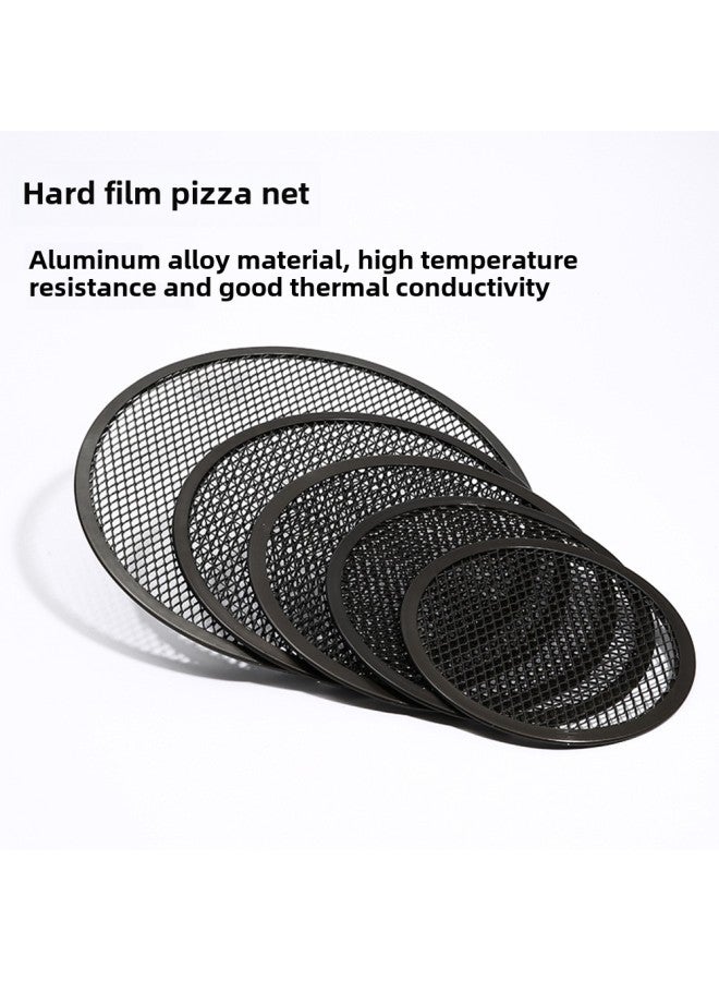 Hard Film Pizza Grill Net 7891012 Inch Non-stick Screen Baking Pan High Temperature Resistant Pizza Cold Fermented Cake Bottom Special Net-Specifications:12inch Coated Mesh Disk - Image 2