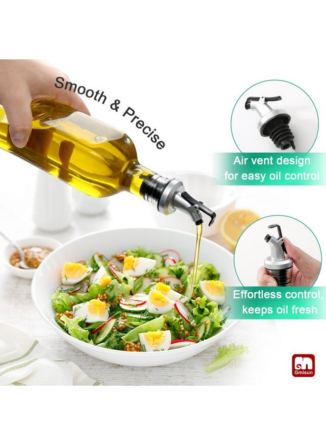 GM GMISUN GMISUN Olive Oil Dispenser Bottle, Oil Dispenser Bottle for Kitchen, Cooking Oil and Vinegar Dispenser Set 6Pack, Glass Oil Container Cruet-Oil Pourer Spout, Funnel and Labels  - Image 3