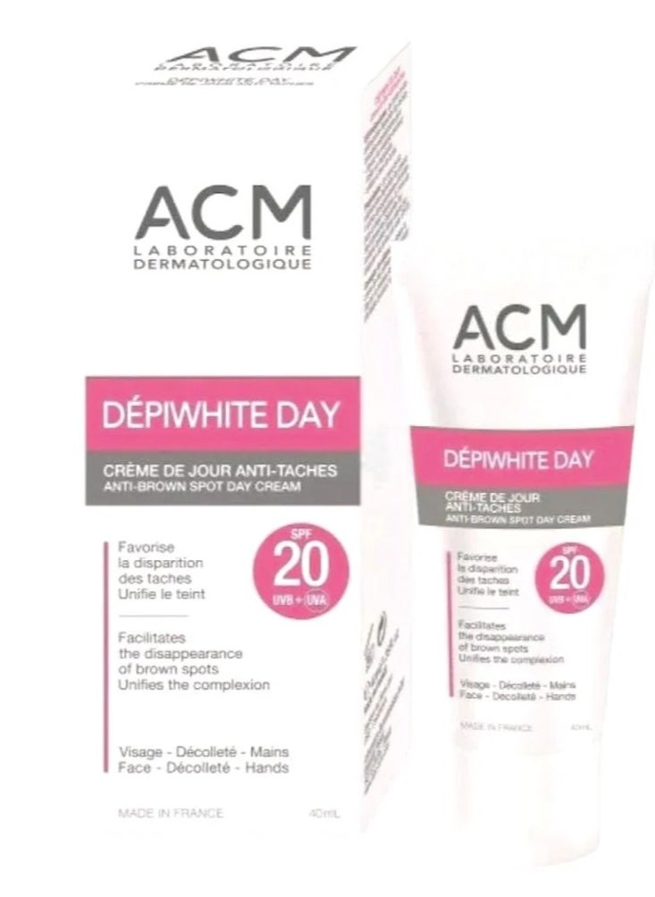ACM Depiwhite Advanced Cream 40ml, Skin Brightening Serum Cream, Anti Dark Spot and Acne, Skin Whitening and Radiance Enhancer 