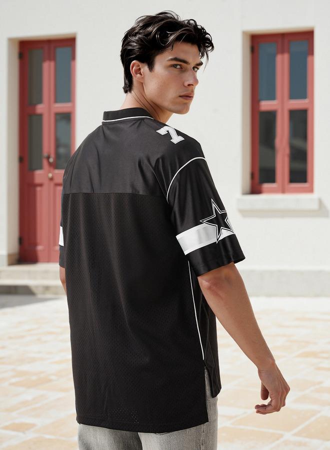 Starter Varsity Print V-Neck T-shirt - Image 3