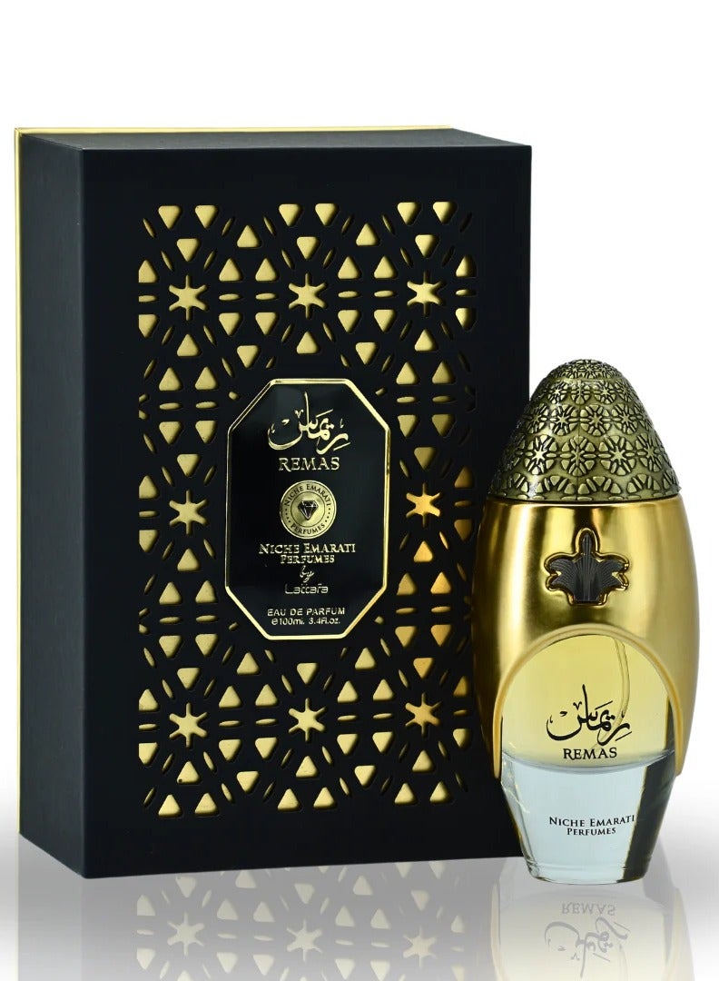 Lattafa Niche Emarati Remas For Men and Women  Eau de Parfum,Alternative Gris Chanel100ml - Image 2