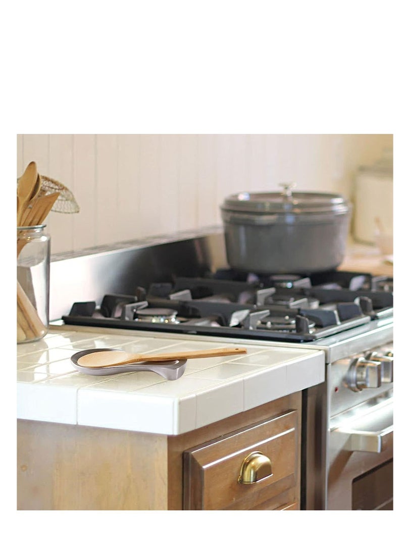 4basix Spoon Rest Stainless Steel Spoon Holder Cooking Spoon Holder for Kitchen Turner Brush Spatula and many more - Image 3