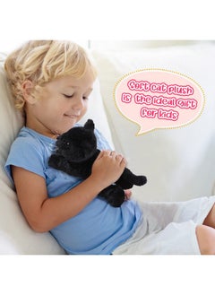 Harrycle Harrycle 3 Pcs 9 Inch Cat Stuffed Animal Plush Cat Cute Stuffed Cat Plush Toys Small Cat Stuffed Animal Sleeping Gifts for Boys Girls Pet Christmas Party Favors Supplies Decoration(Stylish Style)  - Image 5