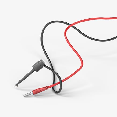 Goupchn 4PCS 4mm Banana Plug to Test Hook Clips Test Leads Copper Soft Cable Wires for Multimeter Electrical Testing 500V 5A - Image 5