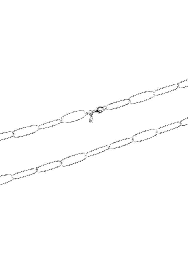 LeCalla Links Sterling Silver Jewelry Big Link 6.5 MM 7 MM PaperClip Link Chain Necklace for Women 18, 20, 24, 36 Inches, Sterling Silver, not known, - Image 4
