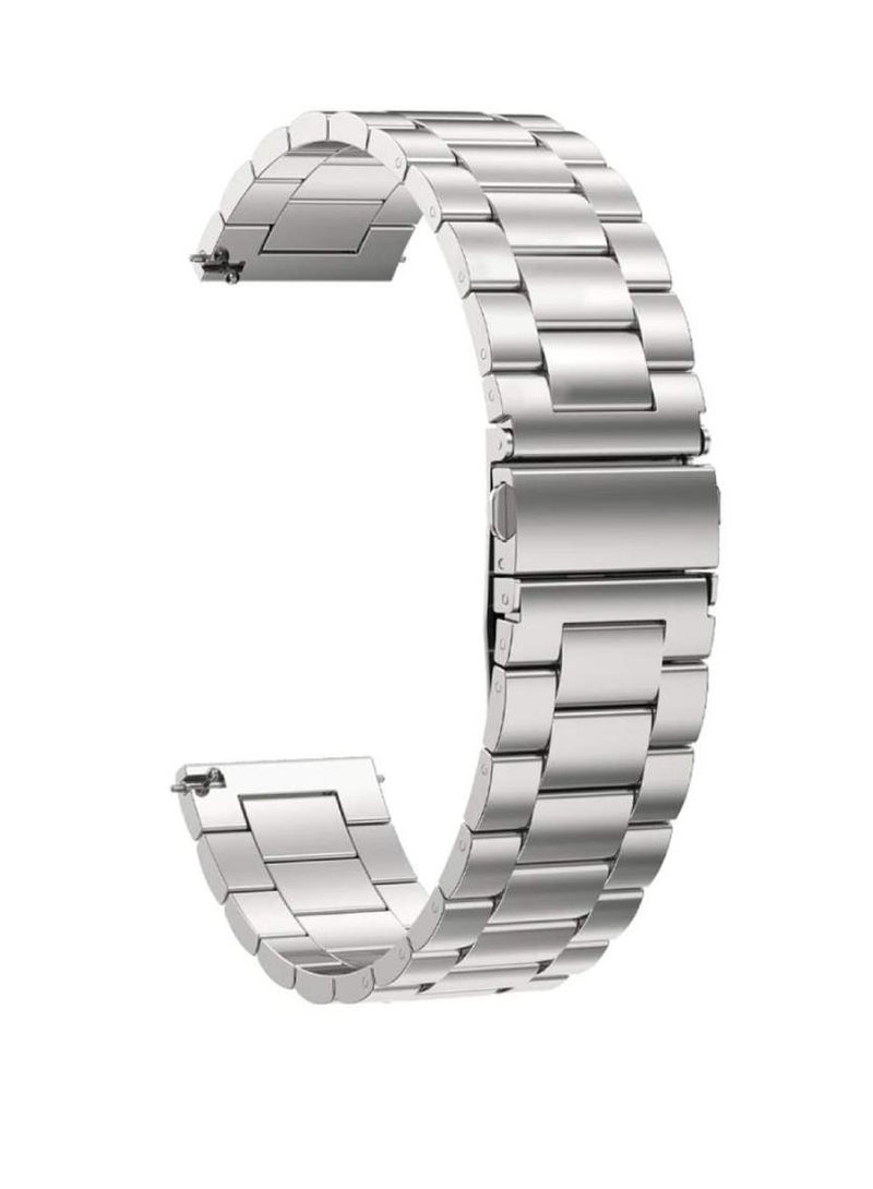 GENNEXT Replacement Stainless Steel Band Compatible With Huawei Watch GT 4 46mm Silver - Image 2