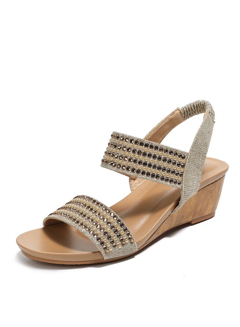 سيكيتو 2025 جديد أزياء المنحدر العادي والصنادل الرومانية - Image 1