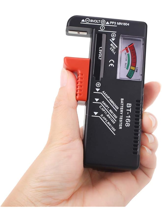 إيروريكس جهاز اختبار بطارية بشاشة رقمية من نوع المؤشر BT 168، جهاز اختبار بطارية متعدد الوظائف، بطاقة اختبار - Image 3