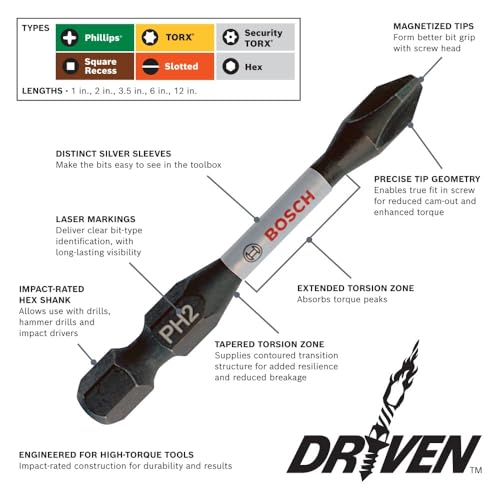 Bosch SDMSD45 45 pc Driven Impact Screwdriving Custom Case Set - Image 3