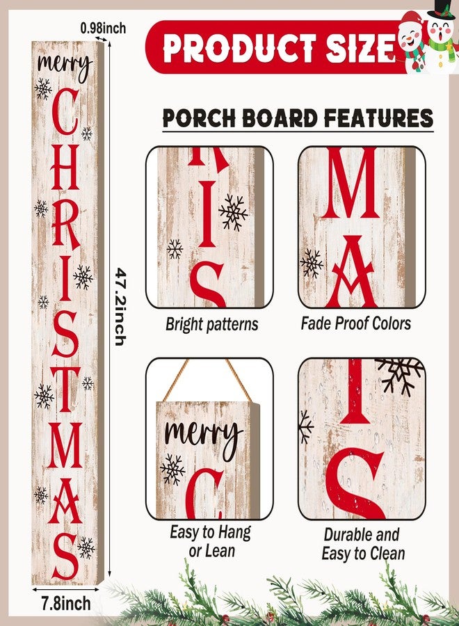 Memorywuu Fall Porch Sign 47" Outdoor Football Winter Halloween Boo Farmhouse Welcome Sign Vertical Wooden Holiday Front Porch Decor for Thanksgiving Yard Home Hanging Garden Decor(Classic) - Image 3