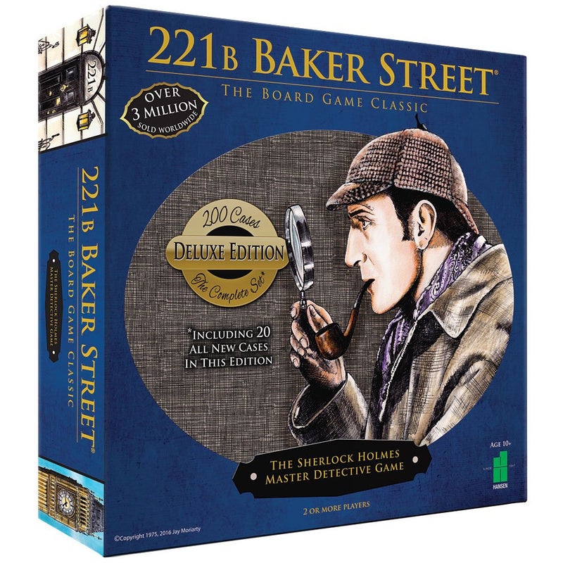 Deluxe 221B Baker Street Board Game 200 Intriguing Adventures 26 Players