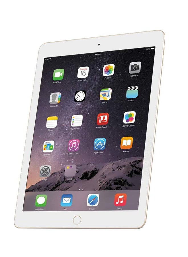 ابل  Renewed - Ipad Air 2nd Gen (2014) 9.7-Inch 2GB RAM 32GB Gold Wifi - Image 3