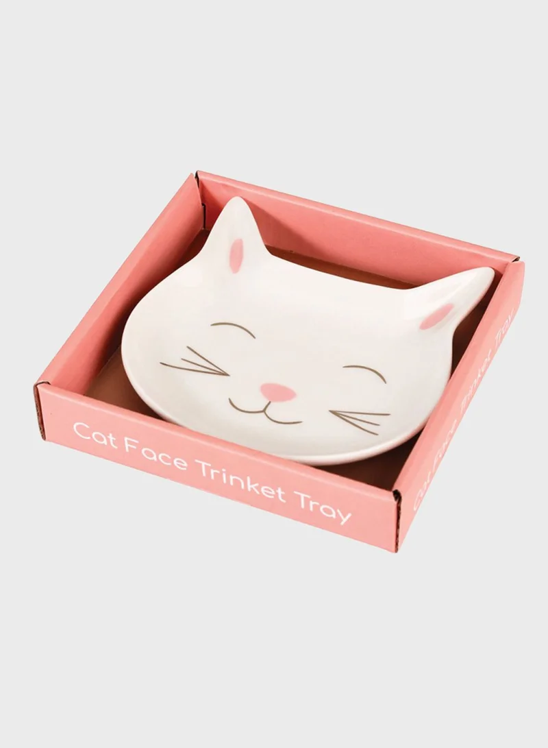 Rex London Trinket Tray - Cat Face