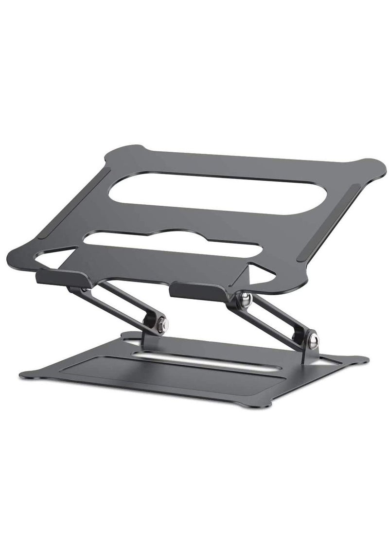 Y&D - Adjustable Laptop Stand, Portable Computer Stand Rriser & Multi-Angle with Heat-Vent to Elevate Holder Fit - Image 1