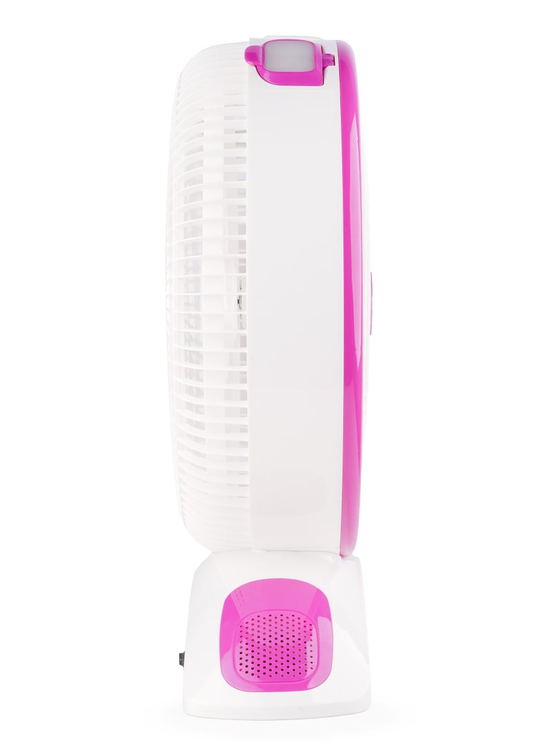 ELORA - 14 Inch AC/DC Rechargeable Fan EL-RF-6340 - 20 Hours Fan & 40 Hours LED, 56 SMD 2-Side Lights, Remote Control, Adjustable Speed, Space-Saving Design - Image 1