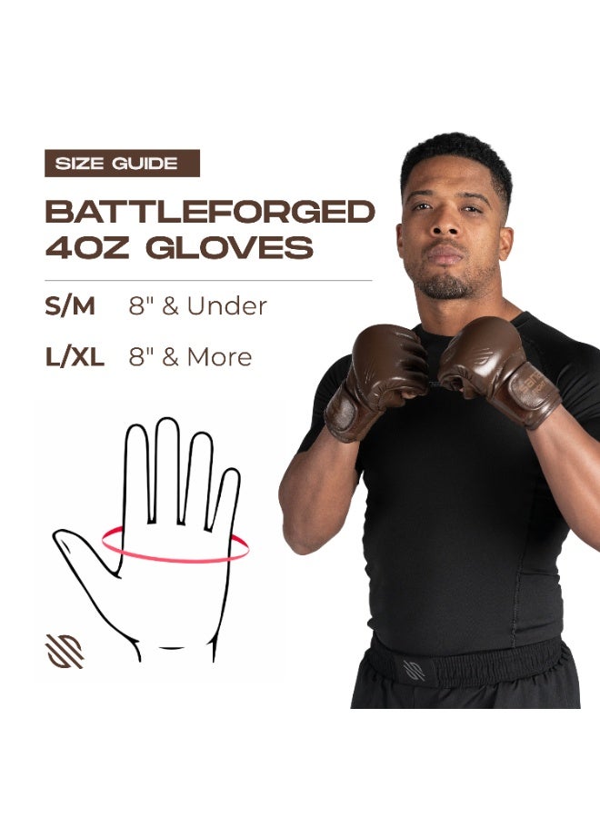 Sanabul Battle Forged 4oz MMA Gloves for Men & Women, Professional Fighting Boxing Muay Thai Kickboxing Gloves for Sparring Grappling and Training - Image 5