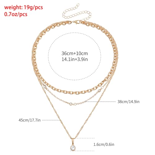GIGB PBDK Chunky Gold Choker Necklace for Women,Trendy Silver Statement Necklace Long Snake Chain Drop Necklace,Charm Prom Body Jewelry Accessories Gifts (Gold4) - Image 2