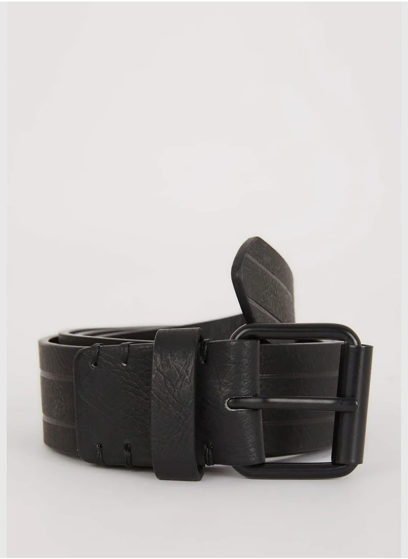 ديفاكتو Man Belt Faux Leather