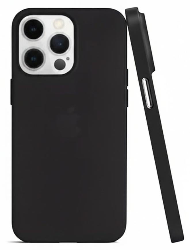 Prostyle iPhone 15 Pro Max Case Black Slim Thin Durable Back Cover Drop Protection - Image 1