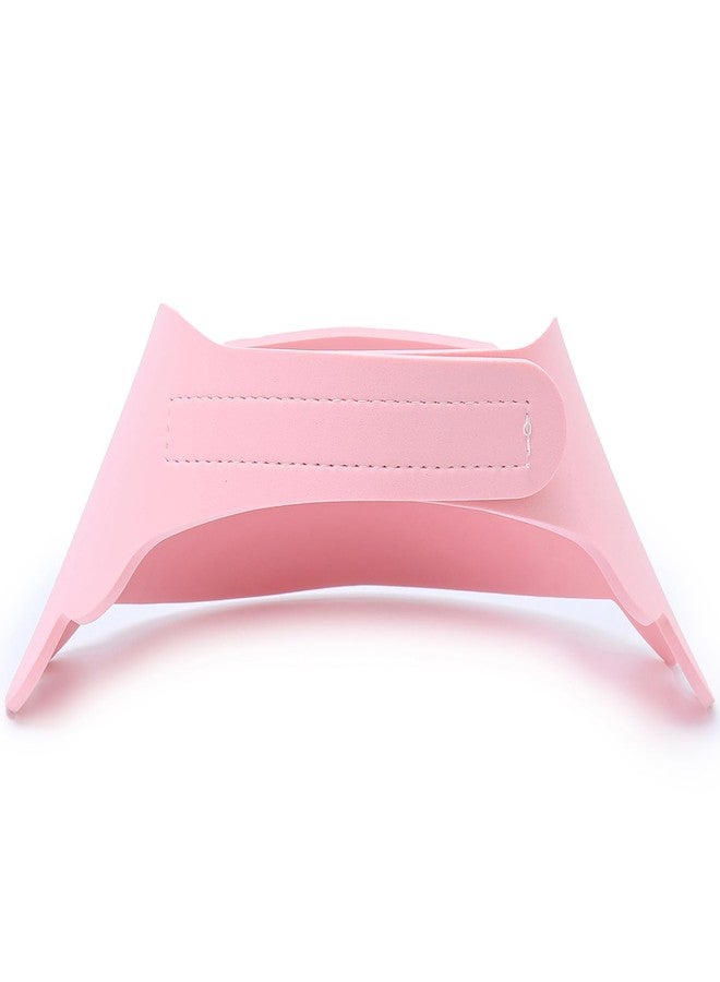 HOOYEE Baby Shower Cap Shield, Soft Adjustable Kids Bath Visor Hat Shampoo Washing Hair Protection Cartoon for Toddler children (Pink Dragon) - Image 5