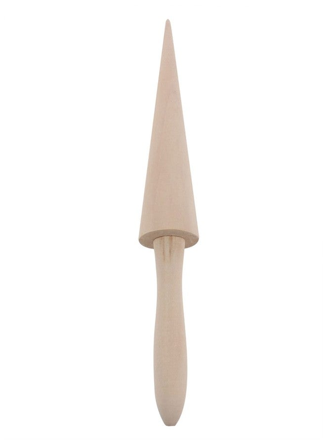 Moofey Ice Cream Cone Mold Reusable Wooden Krumkake Roller Cone Roller for Cooking Kitchen Tool Decorating Baking Accessory - Image 1