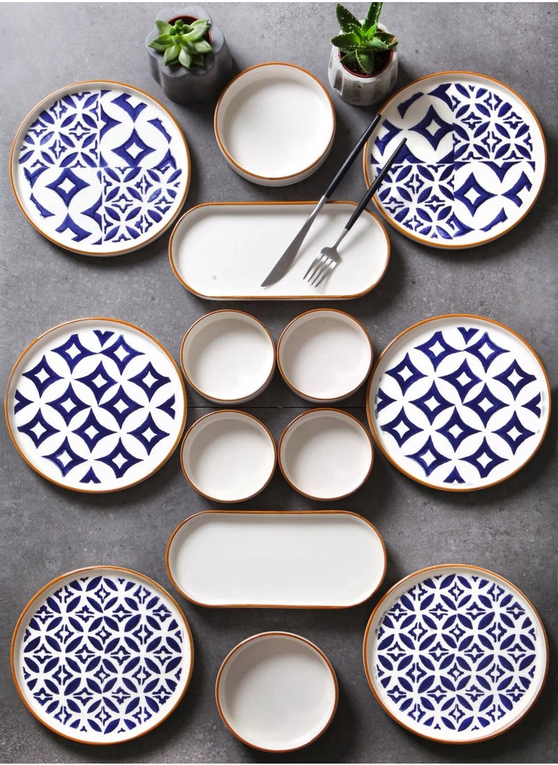 Kitchen Life 14-Piece 6-Person Karo Stackable Breakfast Set  - Image 1