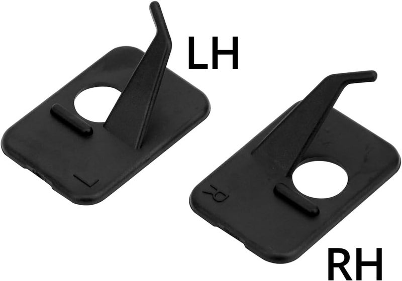HRCHCG 12pcs Black Plastic Arrow Rest Archery RH LH Recurve Bow Arrow Rest Hunting Shooting Targeting Accessory Right or Left Hand - Image 2