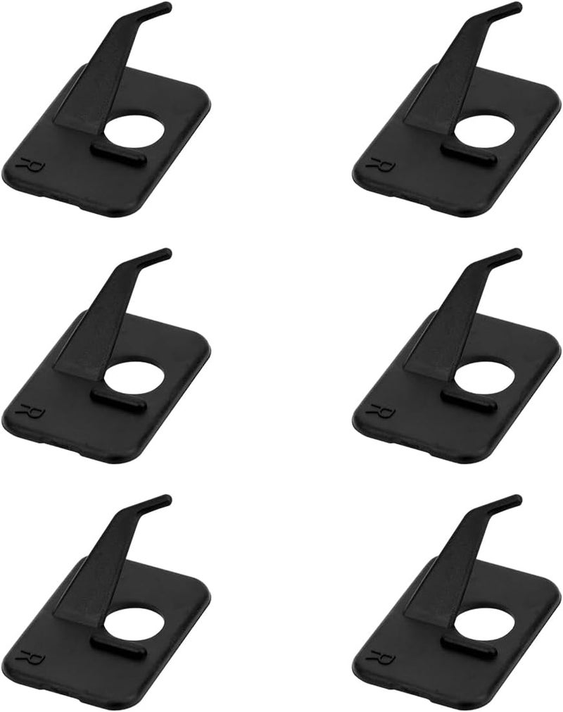 HRCHCG 12pcs Black Plastic Arrow Rest Archery RH LH Recurve Bow Arrow Rest Hunting Shooting Targeting Accessory Right or Left Hand - Image 1