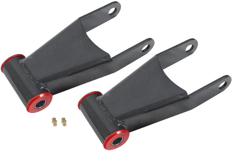 BST BSSP 2" Rear Leaf Spring Shackle Lowering Kit for 2011-2019 Chevy Silverado GMC Sierra 2500HD 3500HD - Image 3