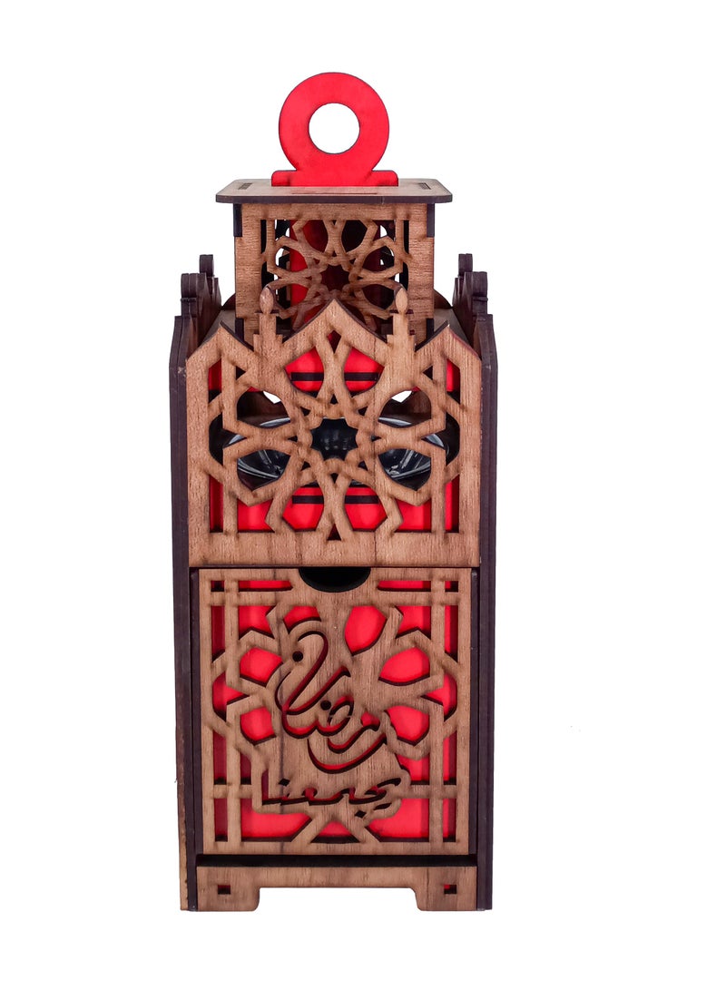 مبخرة وحامل بخور مصنوعة من خشب الليزر المصنوع يدوياً من اجود انواع الاخشاب  - Image 2