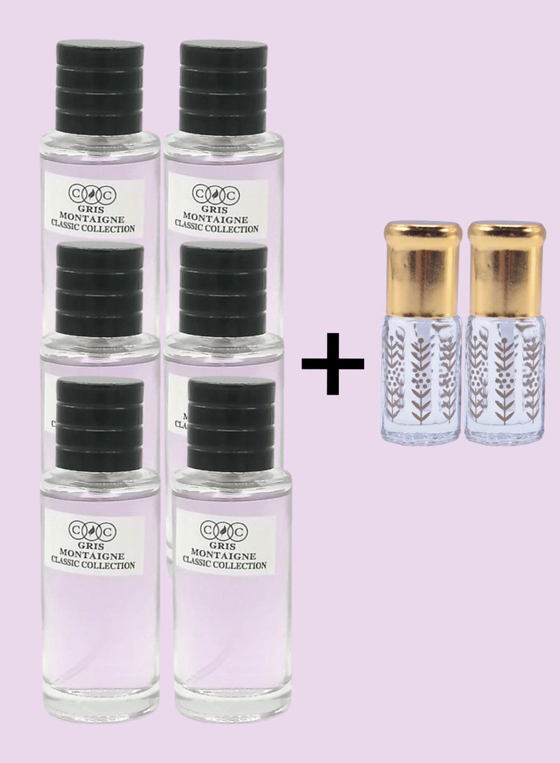 كلاسيك كولكشن 6 قطع عطر جرس مونتايجني كلاسيك كولكشن 25 مل EDP و 2 قطعه مسك 3 مل - Image 1