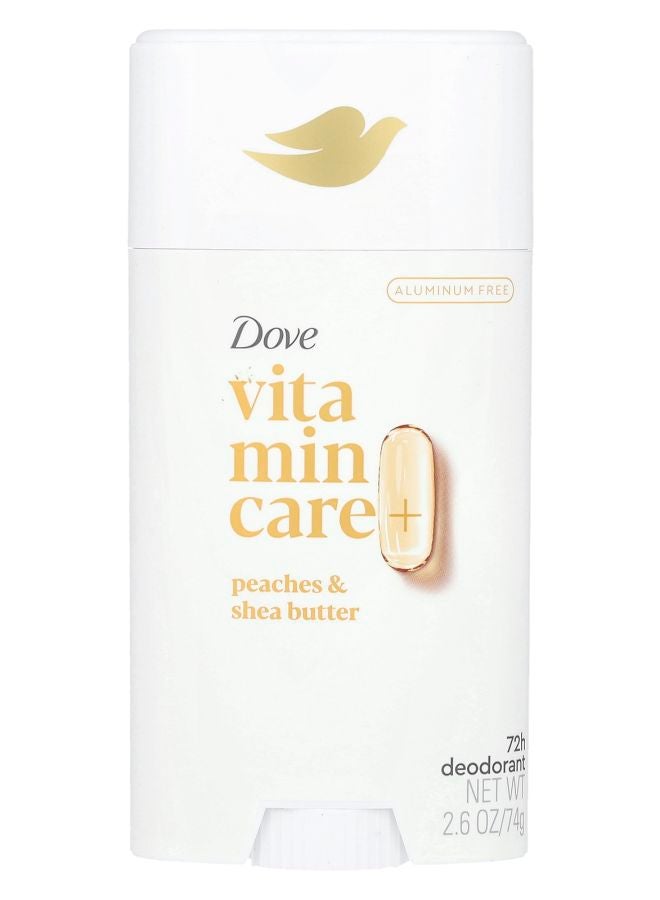 Dove Vitamin Care+ Deodorant Peaches & Shea Butter 2.6 oz (74 g)
